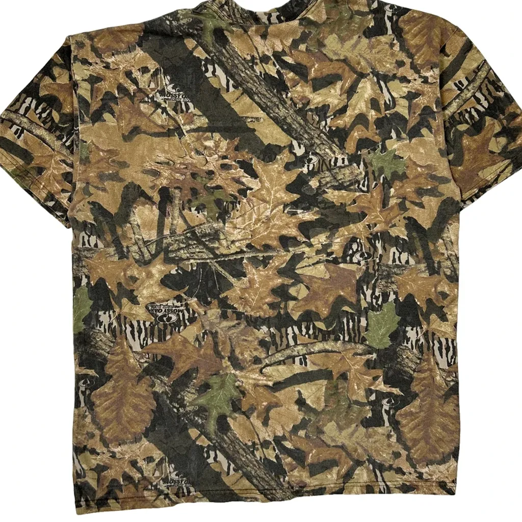 Mossy Oak T-Shirt - Large Camo Cotton - Image 6