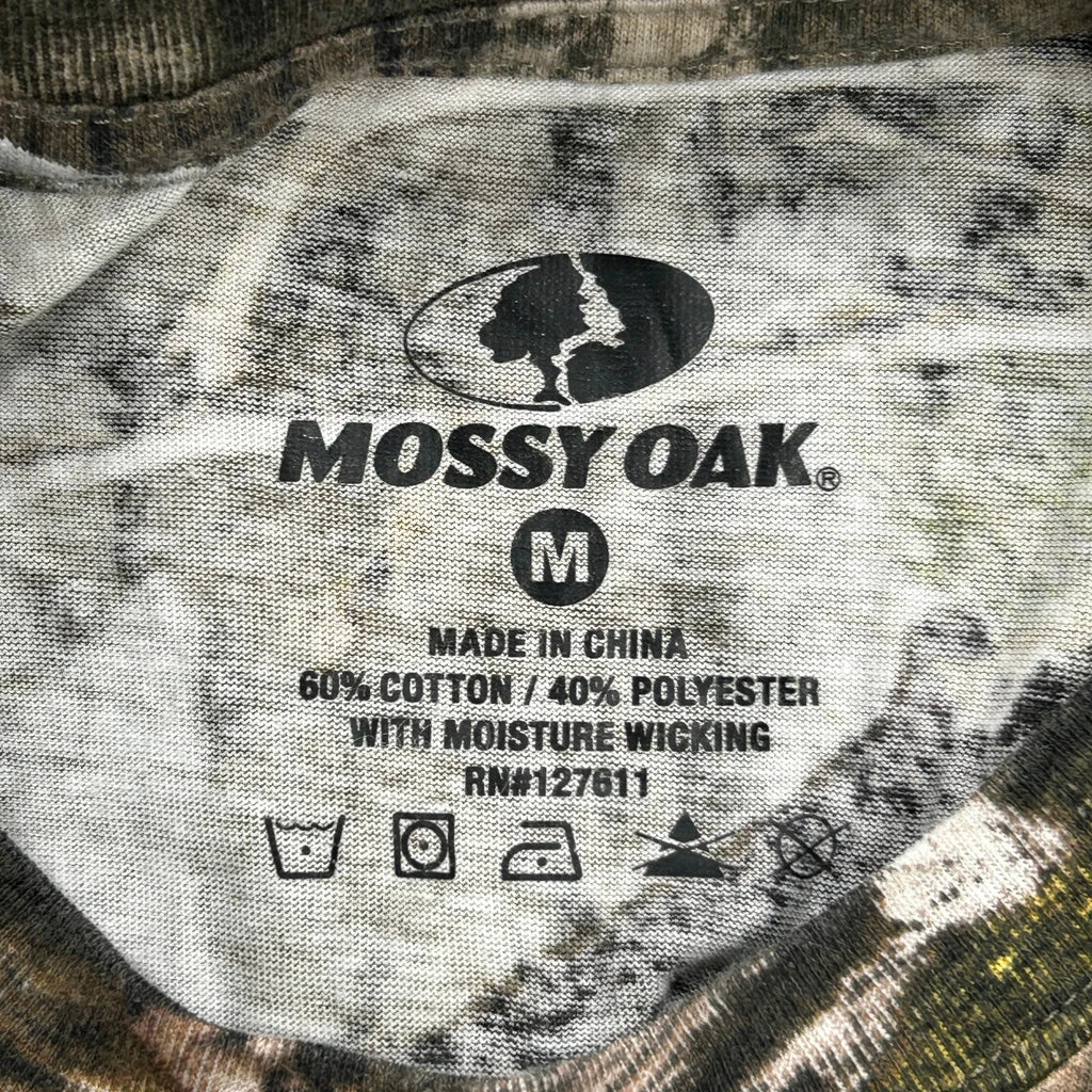 Mossy Oak T-Shirt - Medium Camo Cotton Blend - Image 3
