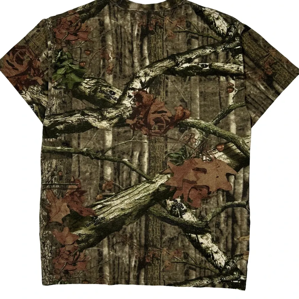 Mossy Oak T-Shirt - Medium Camo Cotton - Image 6