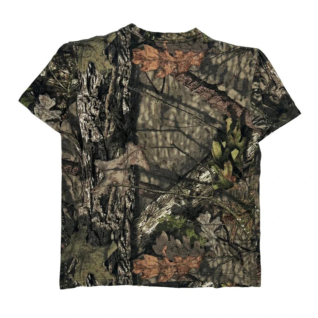 Mossy Oak T-Shirt - Medium Camo Cotton Blend - Image 2