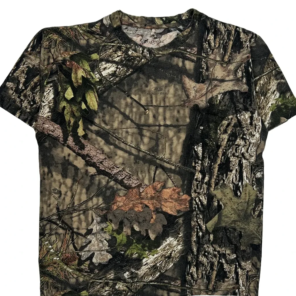 Mossy Oak T-Shirt - Medium Camo Cotton Blend - Image 5