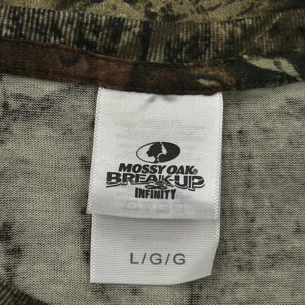 Mossy Oak Camo T-Shirt - Large Green Cotton - Image 3