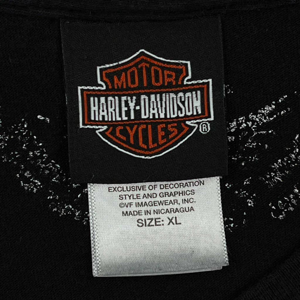 Mother'S Moon Harley Davidson Graphic T-Shirt - XL Black Cotton - Image 3