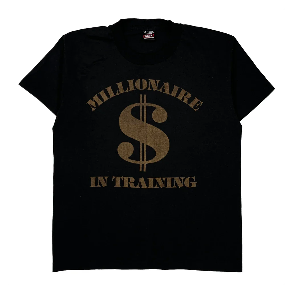 Motivational Fruit Of The Loom Single Stitch T-Shirt - Large Black Cotton Blend
