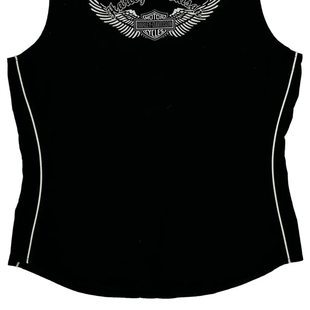 Motorcycle Harley Davidson Shirt - Large Black Cotton - Image 6