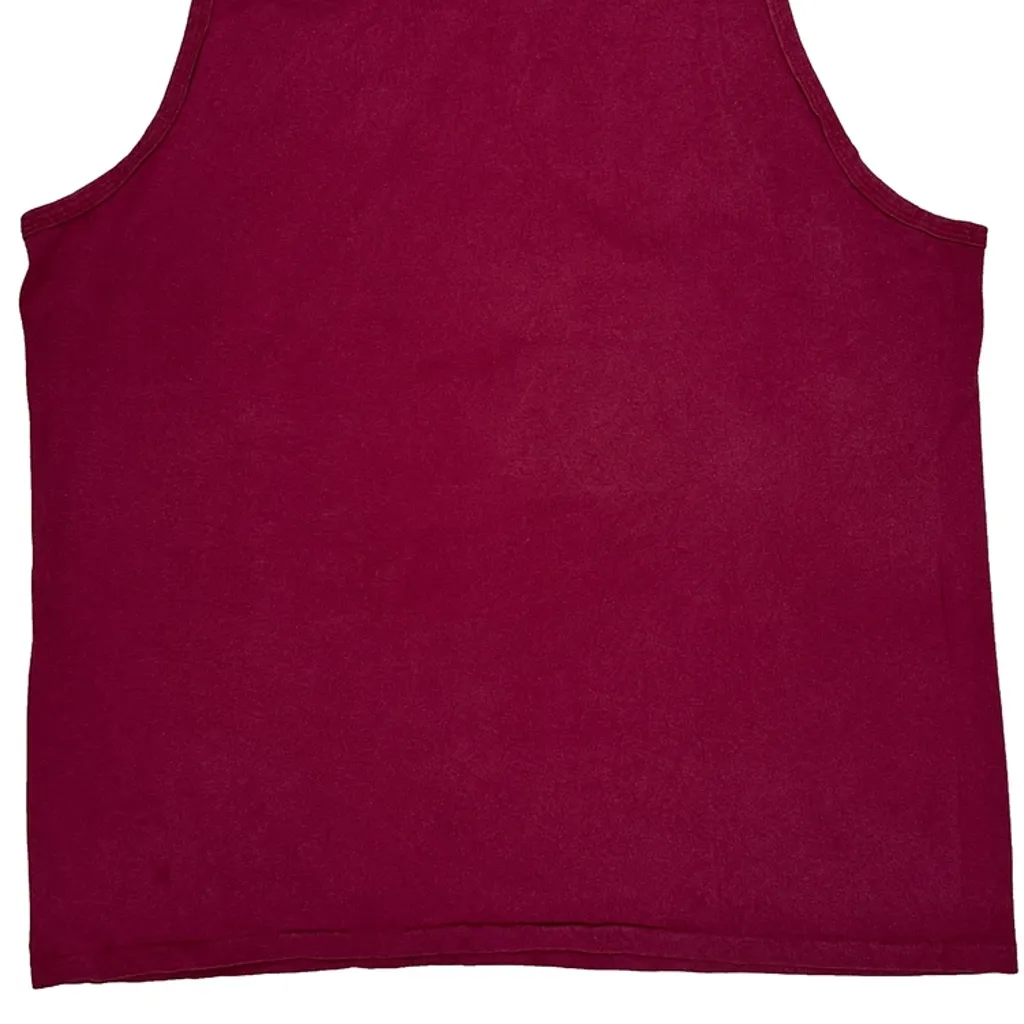 Motorcycle Harley Davidson Graphic Vest - XL Red Cotton - Image 6