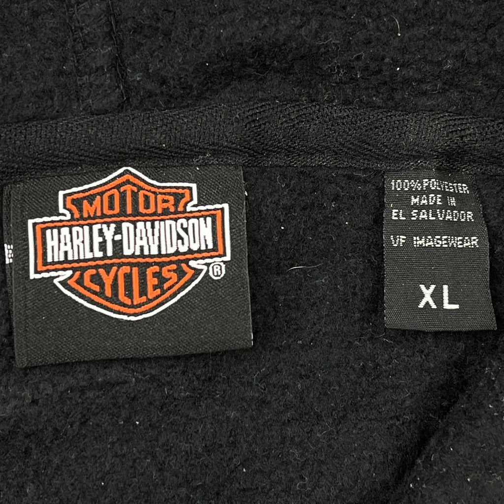 Motorcycles Harley Davidson Graphic Hoodie - XL Black Polyester - Image 3
