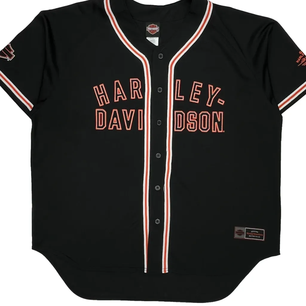 Motorcycles Harley Davidson Jersey - 2XL Black Polyester - Image 4
