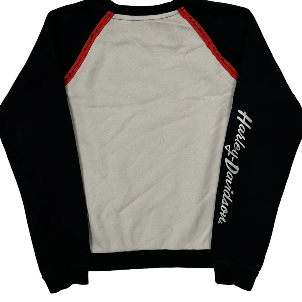 Motorcycles Harley Davidson Spellout Sweatshirt - Medium Black Cotton - Image 6