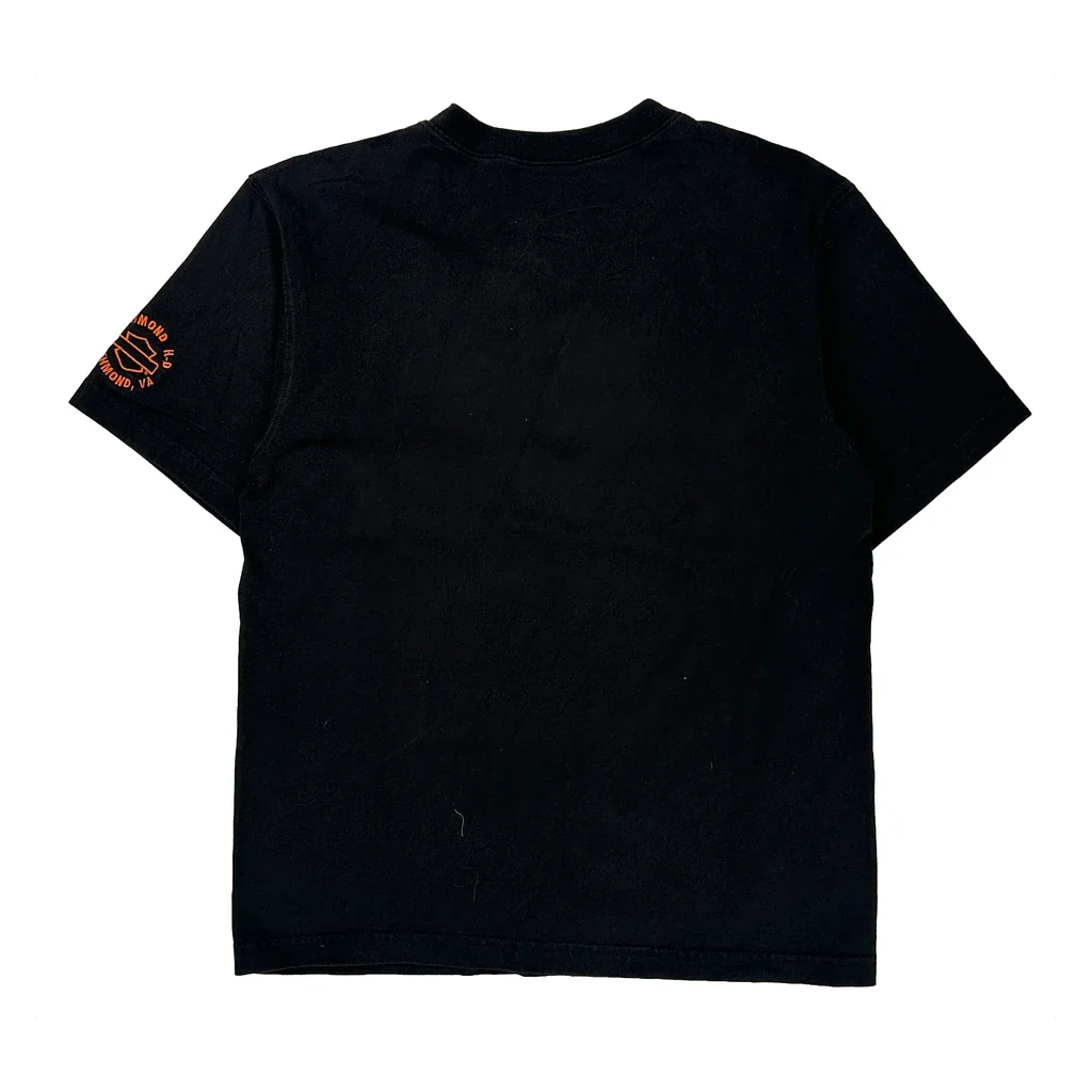 Motorcycles Harley Davidson T-Shirt - Medium Black Cotton - Image 2