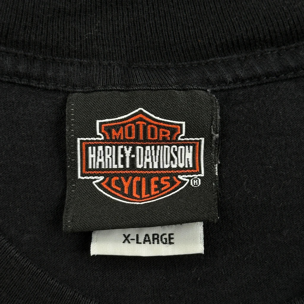 Motorcycles Harley Davidson Graphic T-Shirt - XL Black Cotton - Image 3