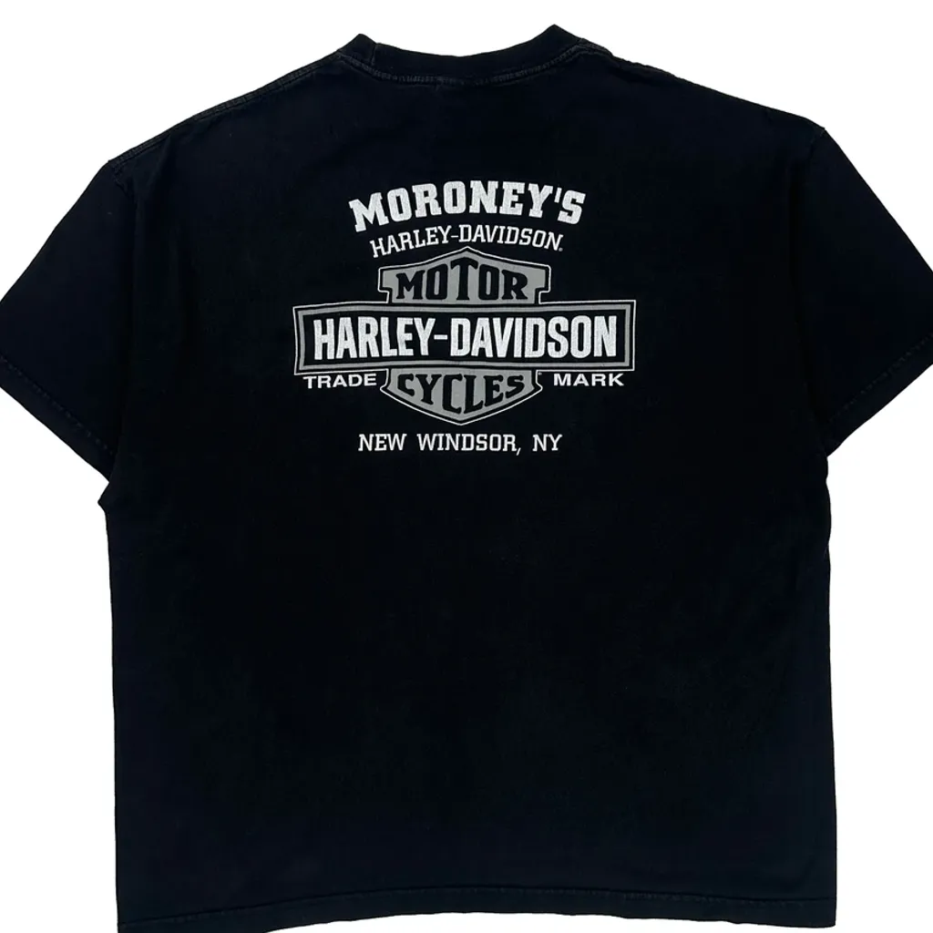 Motorcycles Harley Davidson Graphic T-Shirt - 2XL Black Cotton - Image 6
