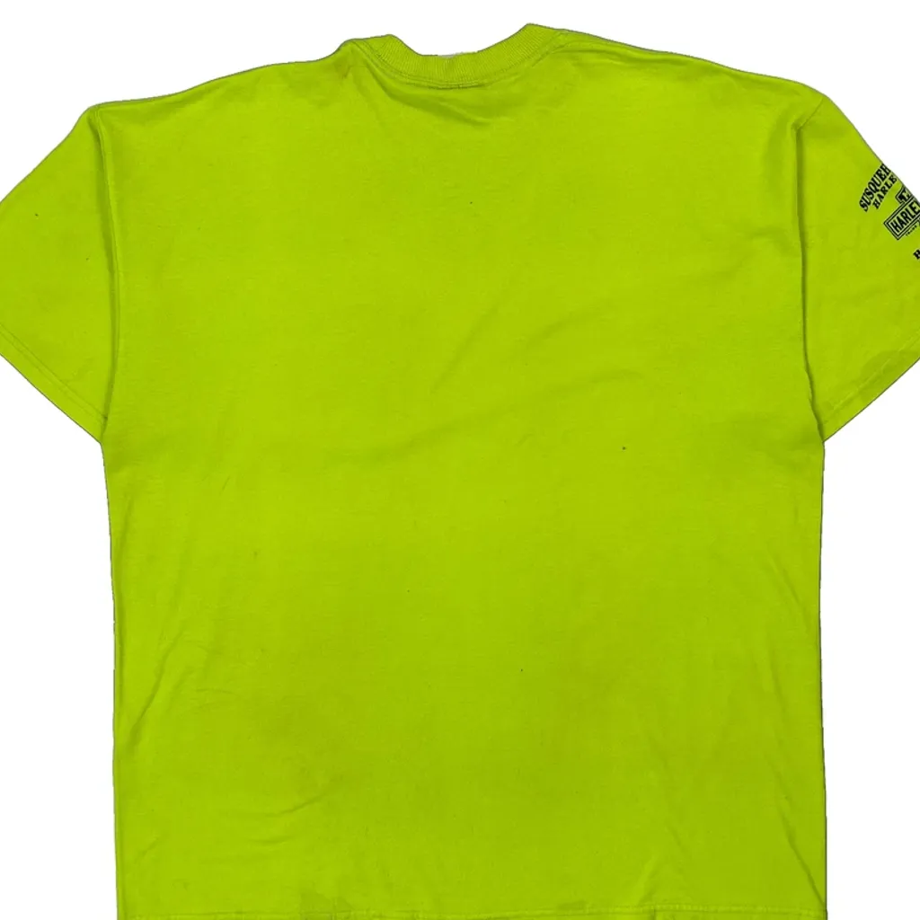 Motorcycles Harley Davidson Graphic T-Shirt - XL Yellow Cotton Blend - Image 5