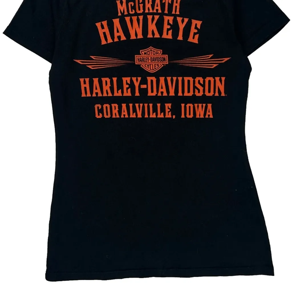 Motorcycles Harley Davidson T-Shirt - Small Black Cotton - Image 7