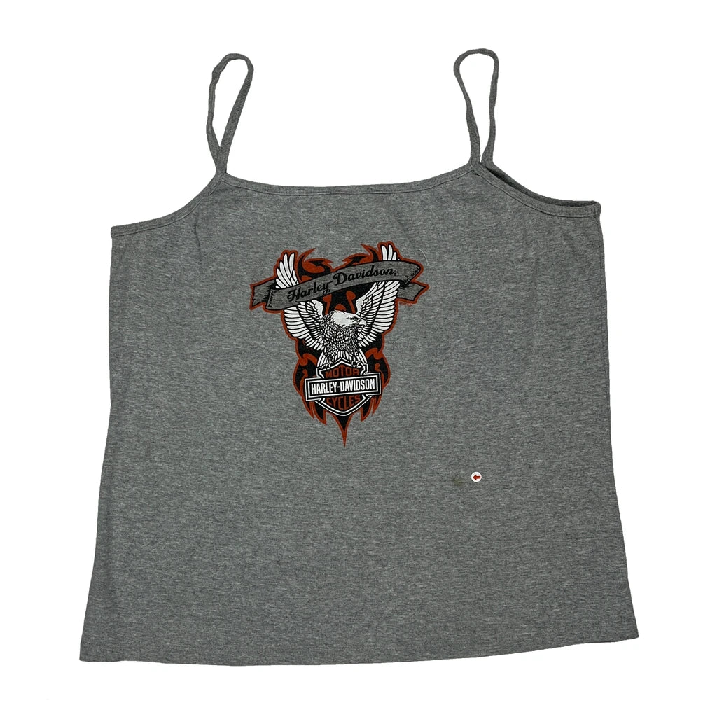 Motorcycles Harley Davidson Graphic Top - XL Grey Cotton - Image 2