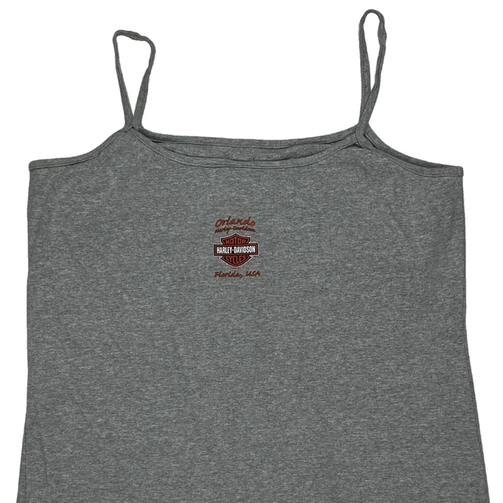 Motorcycles Harley Davidson Graphic Top - XL Grey Cotton - Image 5