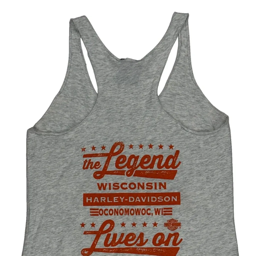 Motorcycles Harley Davidson Vest - XS Grey Cotton - Image 8