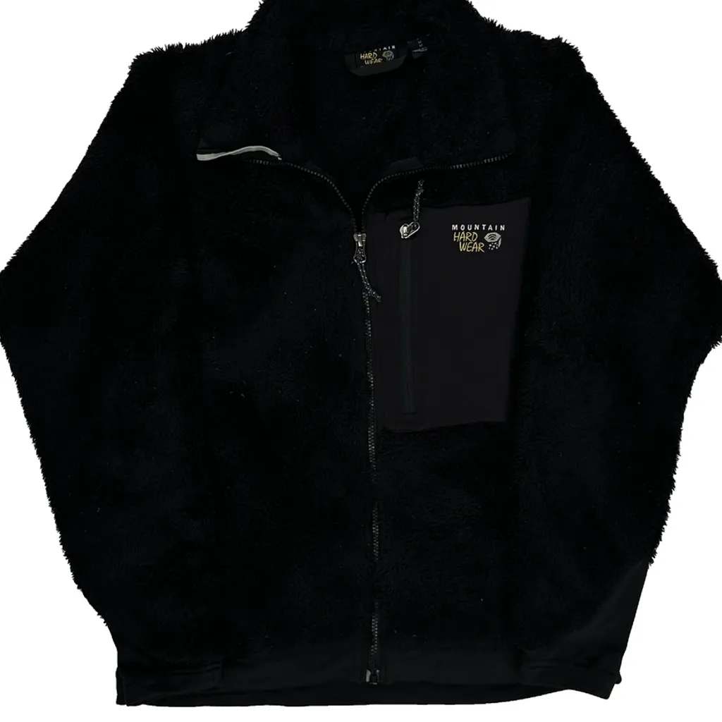 Mountain Hard Wear Fleece Jacket - Medium Black Polyester - Image 5