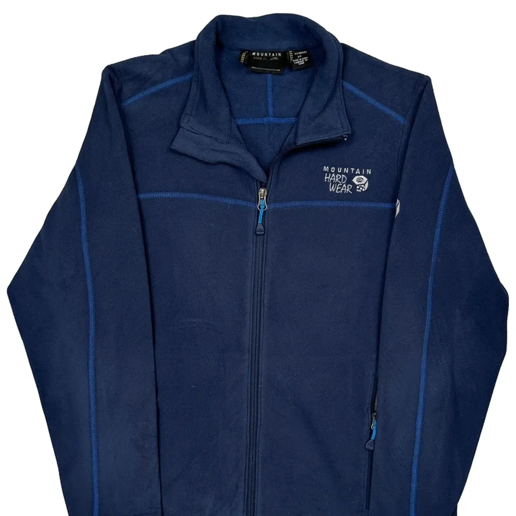 Mountain Hard Wear Fleece Jacket - Small Blue Polyester - Image 5