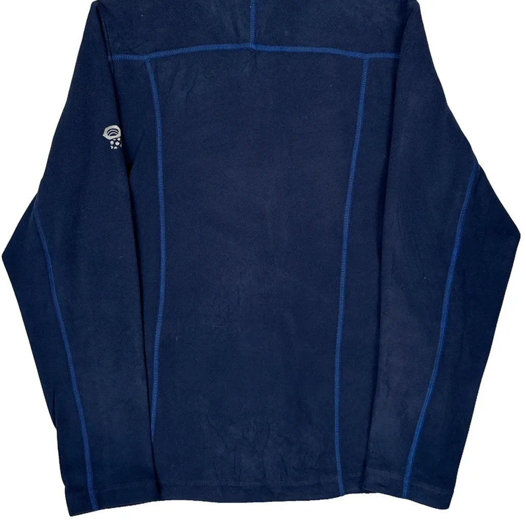 Mountain Hard Wear Fleece Jacket - Small Blue Polyester - Image 7