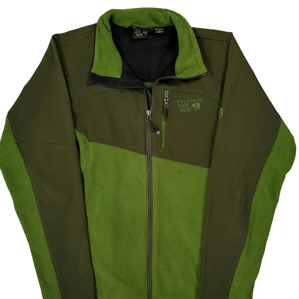 Mountain Hard Wear Fleece Jacket - Large Green Polyester - Image 5