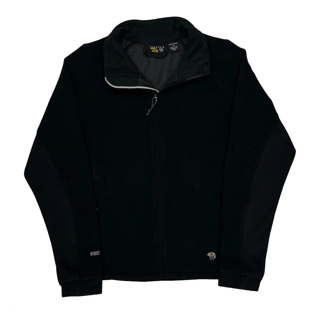 Mountain Hard Wear Fleece Jacket - Medium Black Polyester