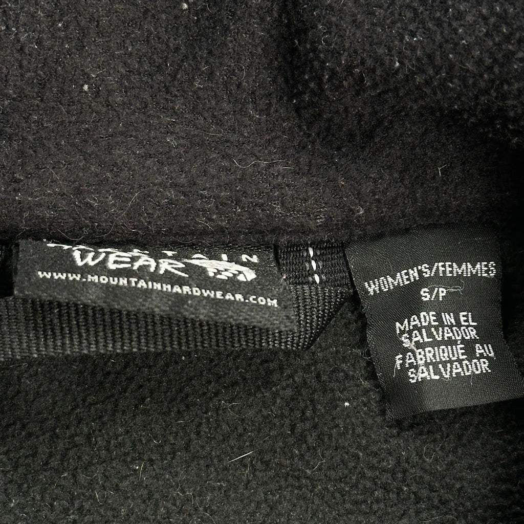 Mountain Hard Wear Fleece Jacket - Small Black Polyester - Image 3