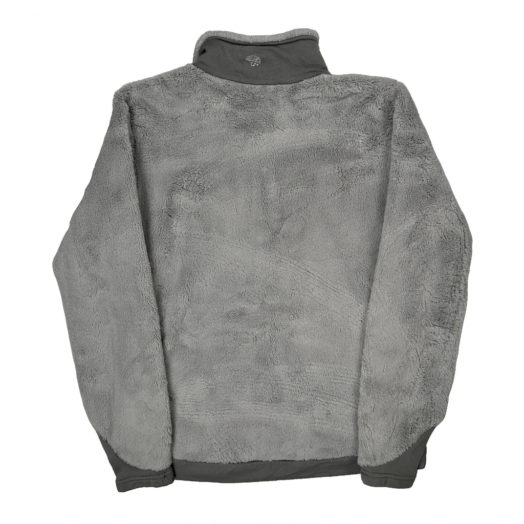 Mountain Hard Wear Fleece Jacket - Medium Gray Polyester - Image 2