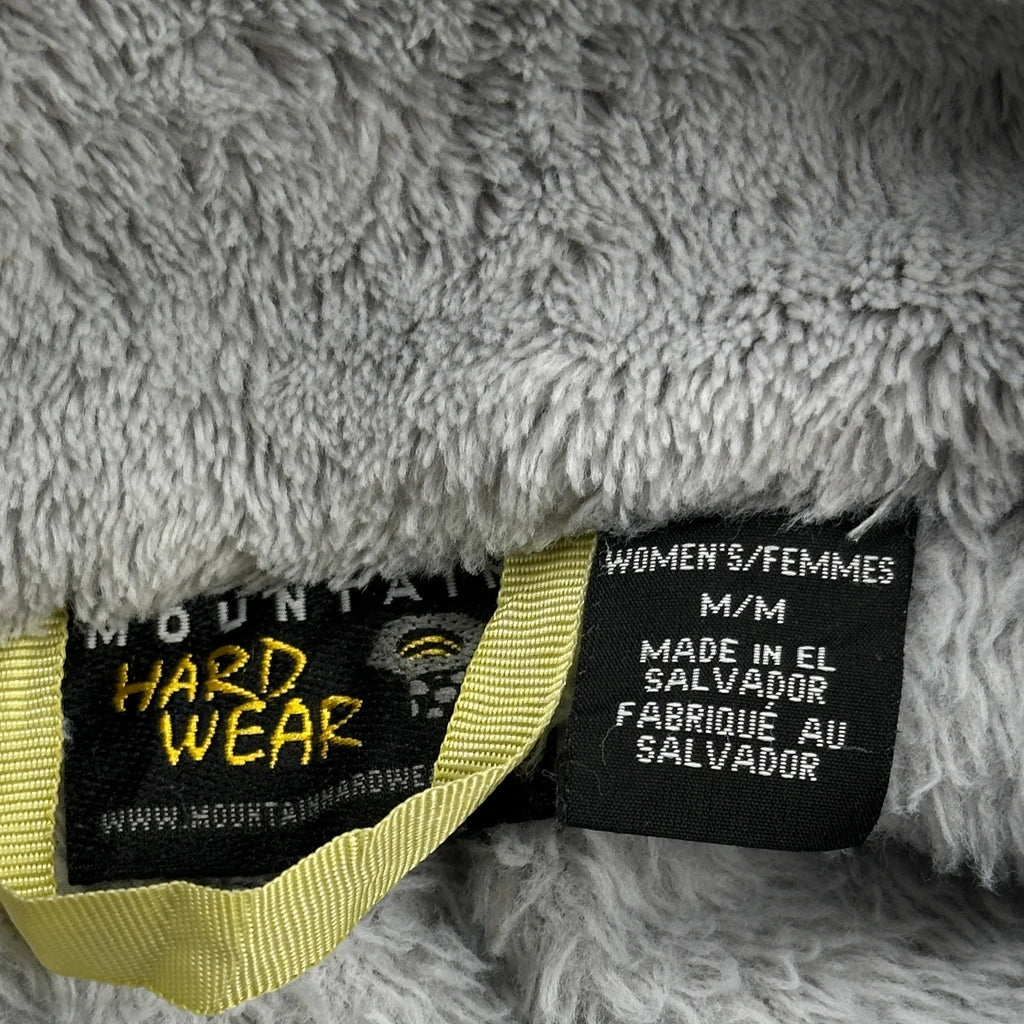 Mountain Hard Wear Fleece Jacket - Medium Gray Polyester - Image 3