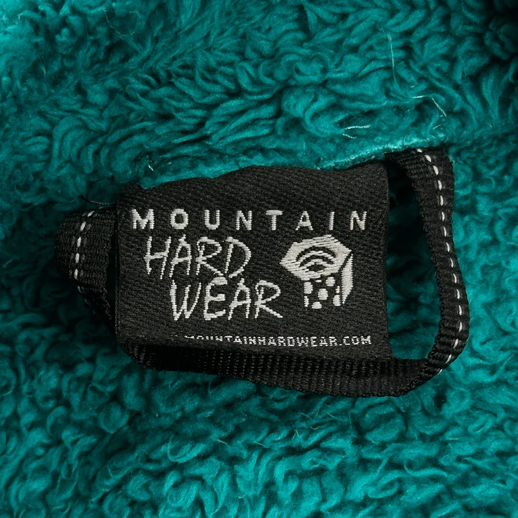Mountain Hard Wear Fleece Jacket - Large Green Polyester - Image 4