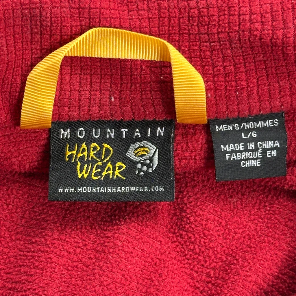 Mountain Hard Wear Fleece - Large Red Polyester - Image 3