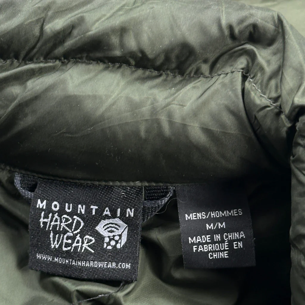 Mountain Hard Wear Puffer - Medium Green Polyester - Image 3