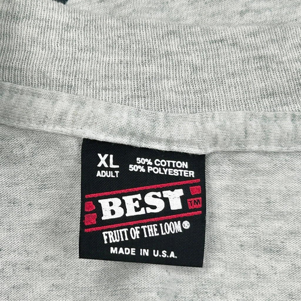 Music Fruit Of The Loom T-Shirt - XL Gray Cotton Blend - Image 3