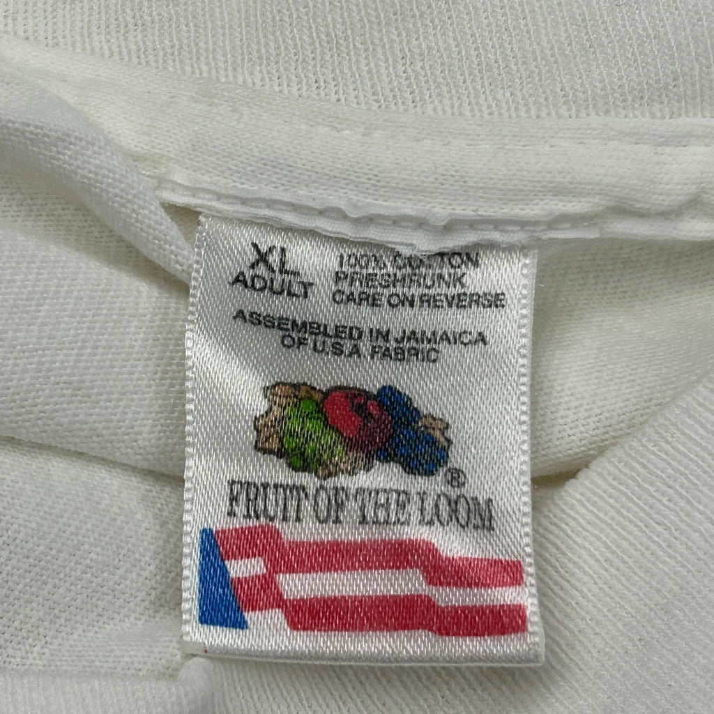 My Guy Text Print Fruit Of The Loom Single Stitch T-Shirt - XL White Cotton - Image 3