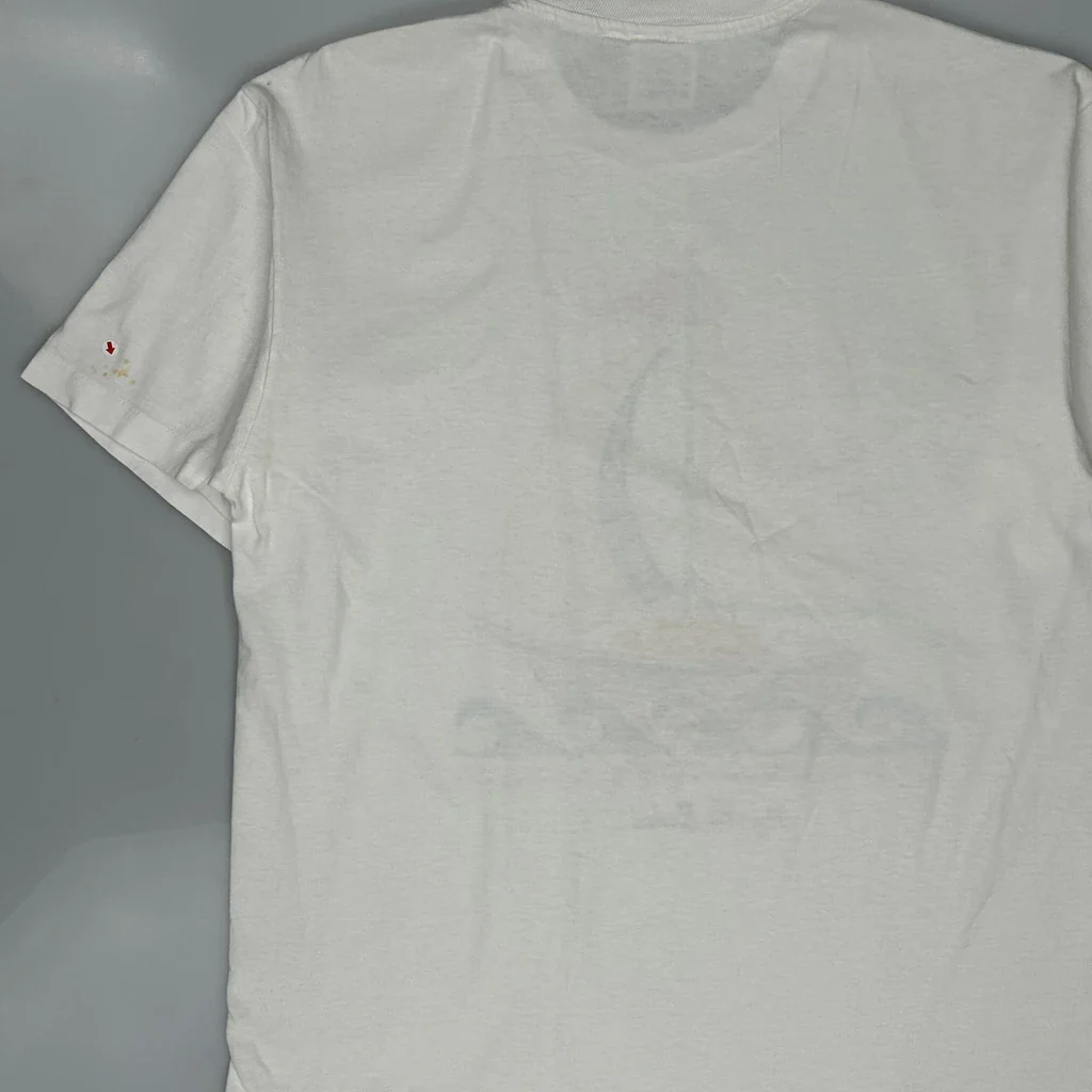 Myrtle Beach Hanes Graphic T-Shirt - Large White Cotton - Image 3