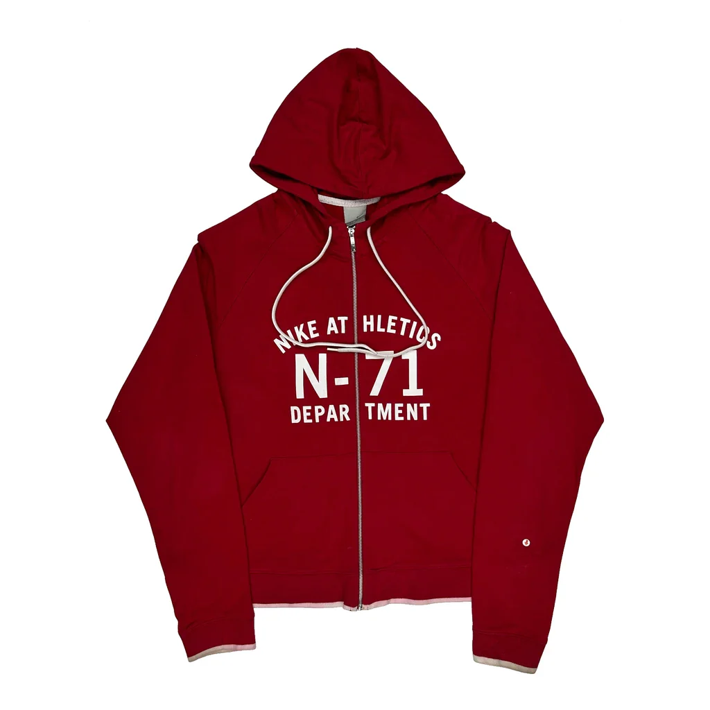 N-71 Nike Hoodie - XL Red Cotton