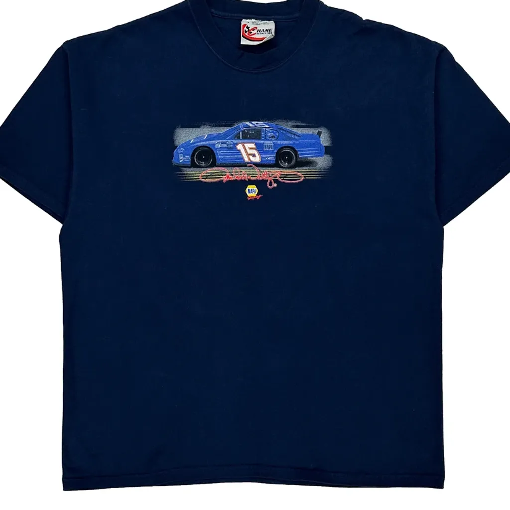 Napa Racing Chase Authentics Nascar T-Shirt - Large Blue Cotton - Image 4