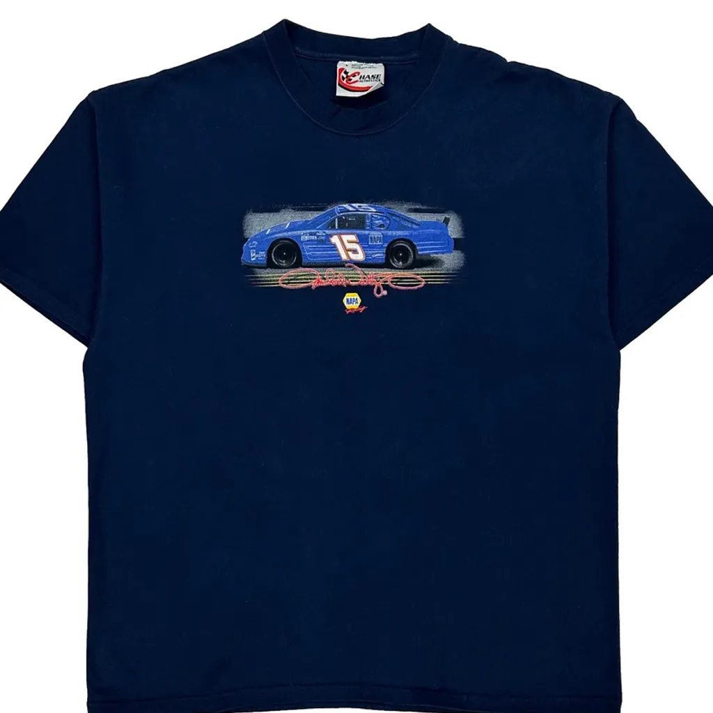 Napa Racing Chase Authentics Nascar T-Shirt - Large Blue Cotton - Image 5