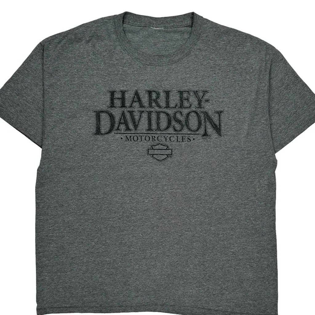 Napoleon Ohio Harley Davidson Graphic T-Shirt - XL Grey Cotton - Image 5