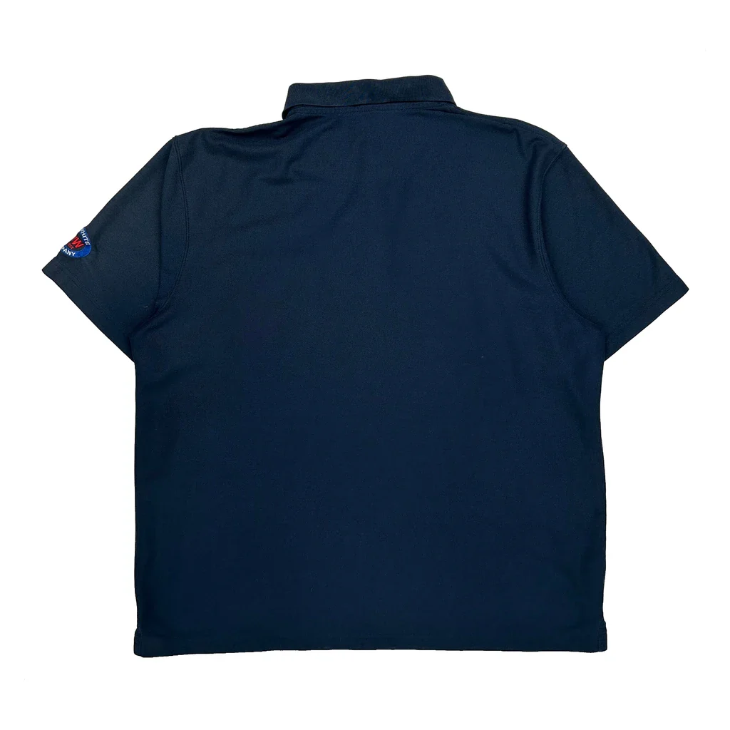 Nasa Patch On Sleeve Carhartt Polo Shirt - XL Navy Cotton - Image 2