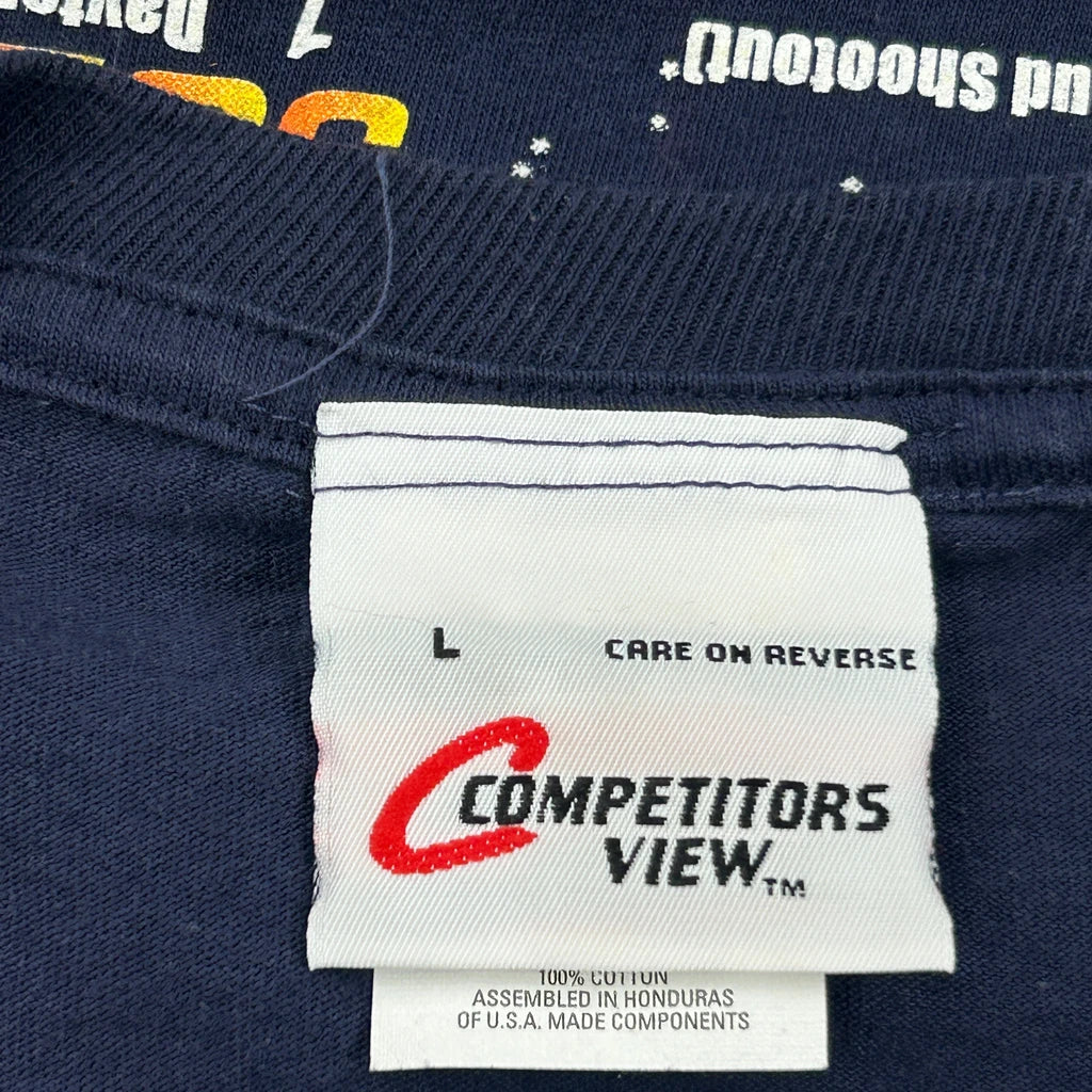 Nascar 2000 Competitors View Nascar T-Shirt - Large Navy Cotton - Image 3