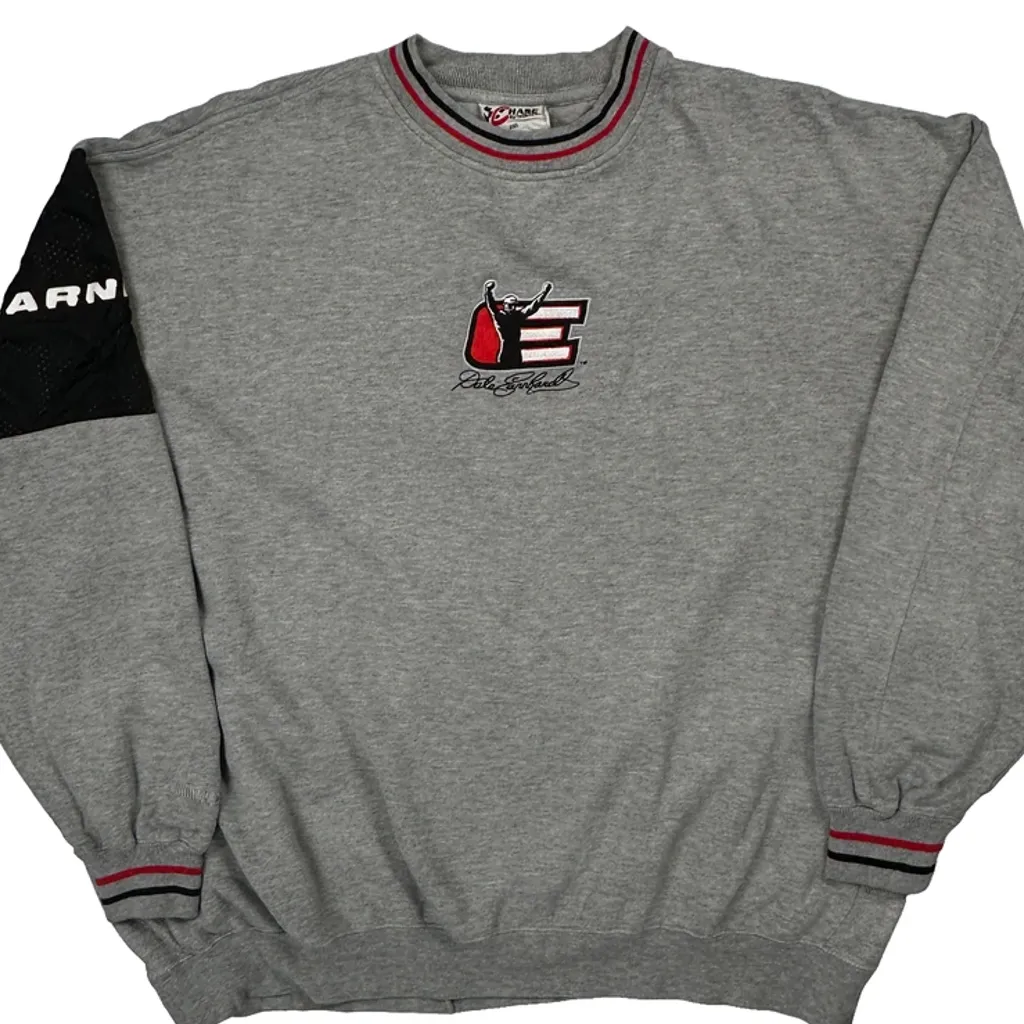 Nascar Chase Authentics Graphic Sweatshirt - 2XL Grey Cotton - Image 4