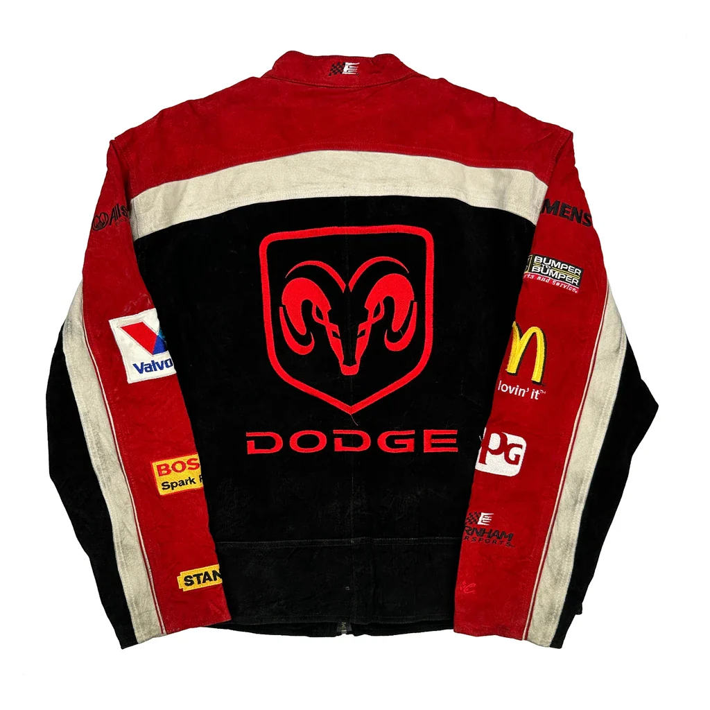 Nascar Nextel Cup Series Chase Authentics Nascar Leather Jacket - Medium Black Leather - Image 2