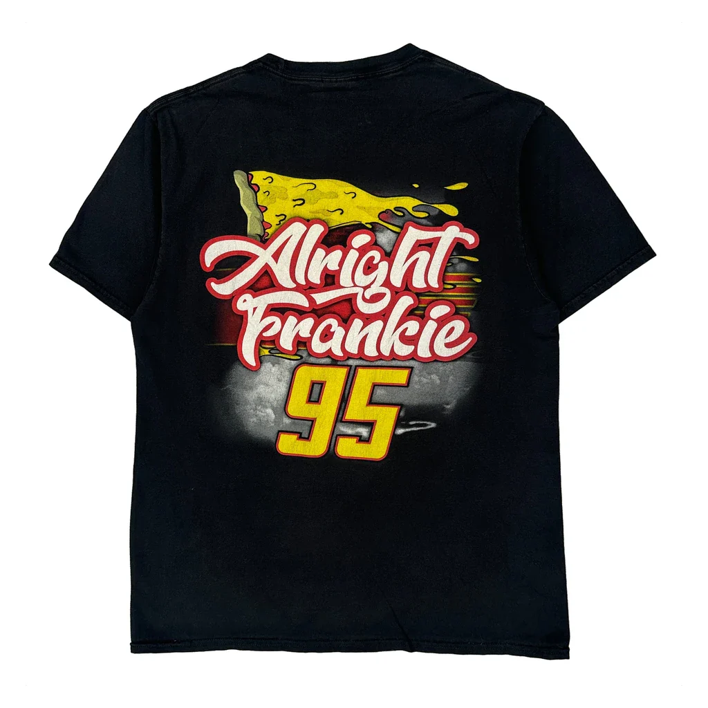 Nascar Port & Company Nascar T-Shirt - Medium Black Cotton - Image 2