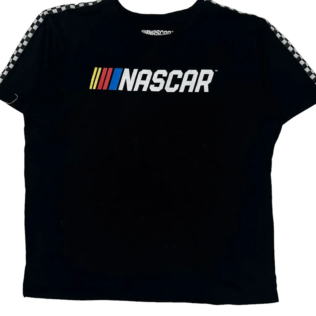Nascar T-Shirt - Large Black Cotton Blend - Image 4