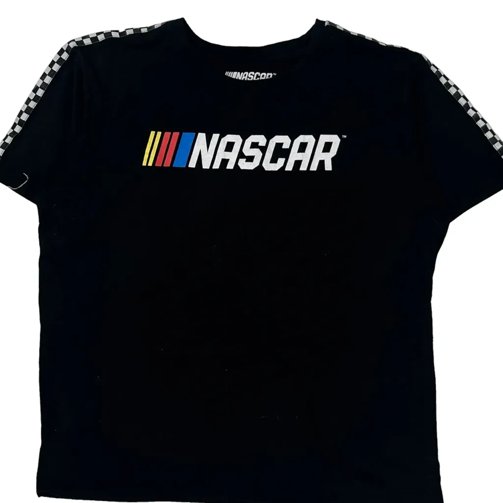 Nascar T-Shirt - Large Black Cotton Blend - Image 5