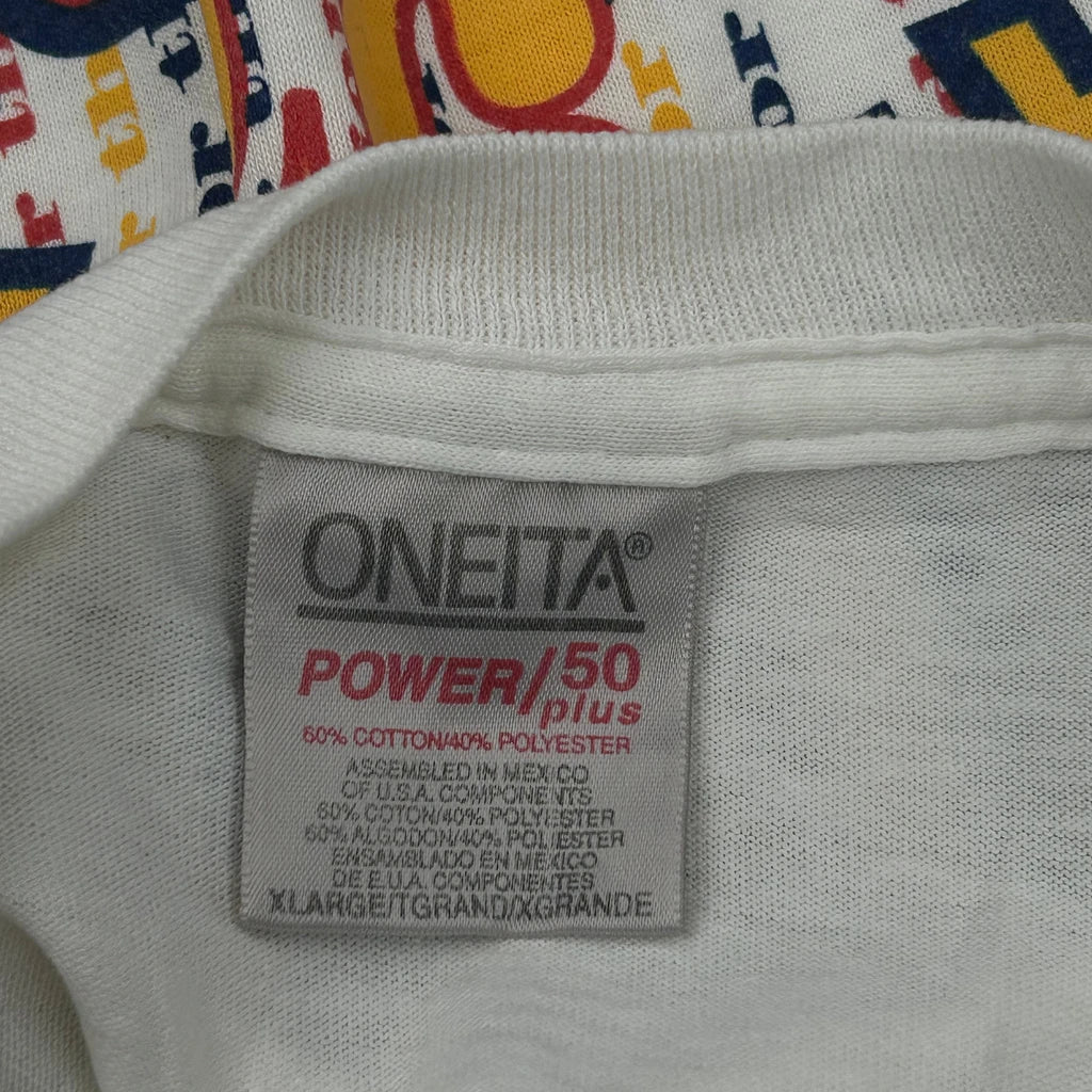 National Jamboree Oneita Graphic T-Shirt - XL White Cotton Blend - Image 3