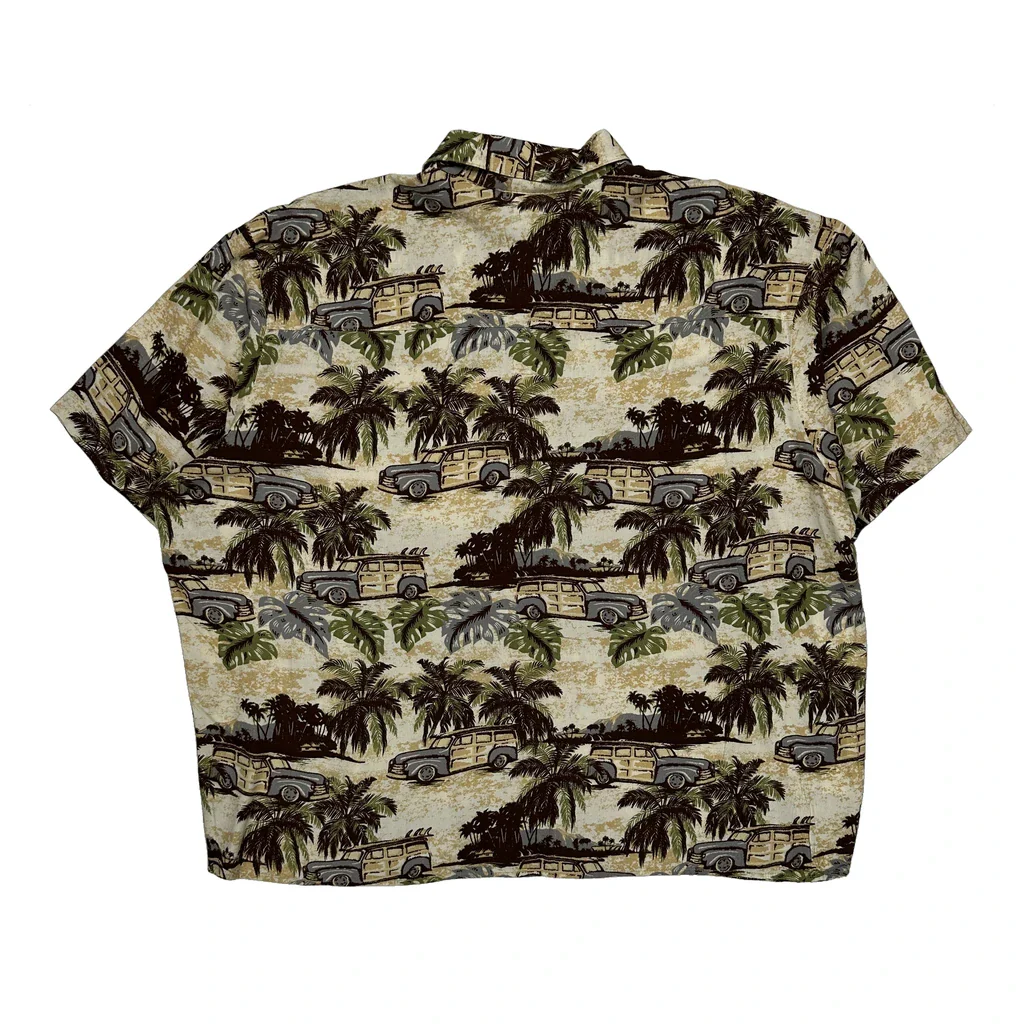 Natural Issue Graphic Hawaiian Shirt - XL Multicoloured Viscose - Image 2