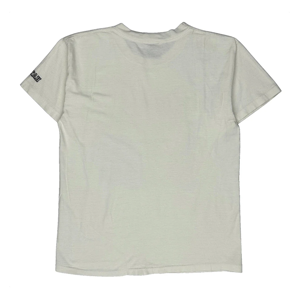 Nature Wear 3D Emblem Graphic T-Shirt - Large White Cotton - Image 2
