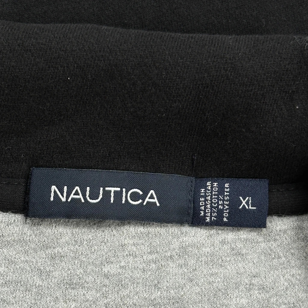 Nautica 1/4 Zip - XL Black Cotton Blend - Image 3